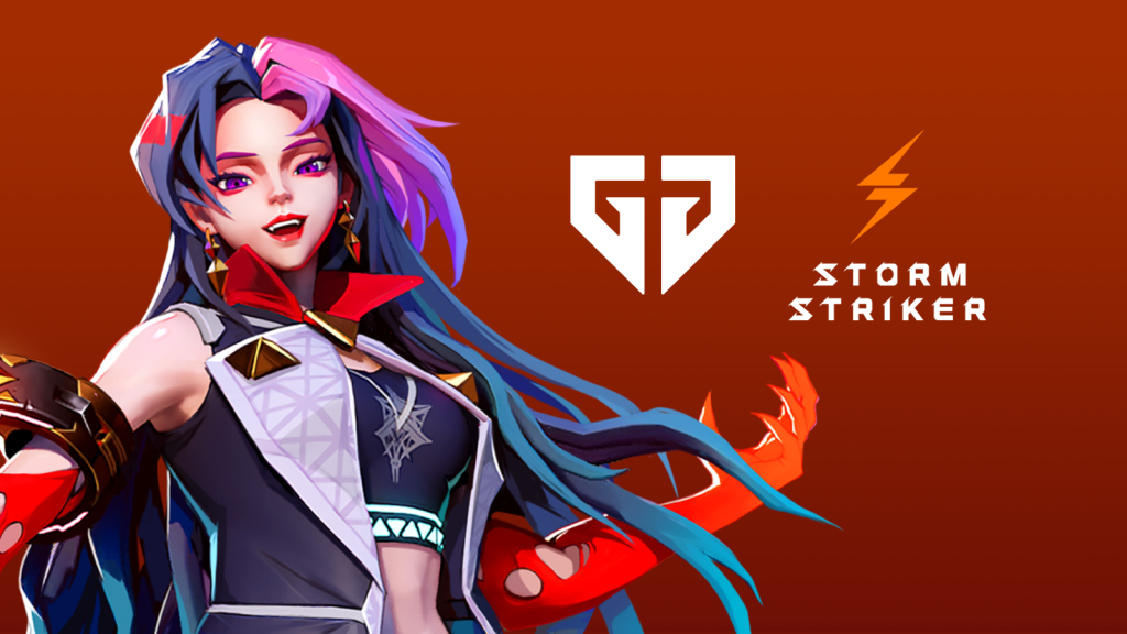 Key art announcing Storm Striker's launch in North American with Gen.G