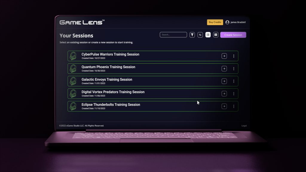 Game Lens esports coaching platform