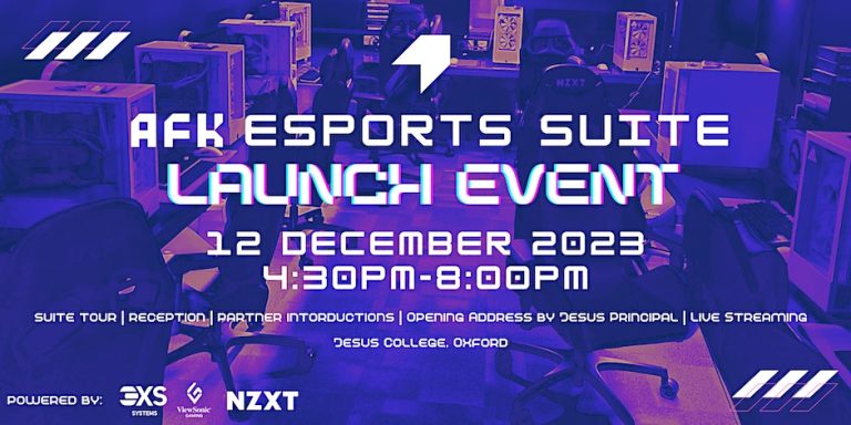 AFK, Jesus College and Oxford University Esports Society launch esports suite