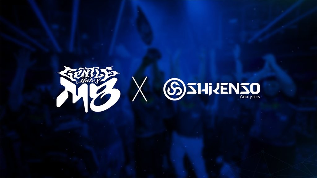 Image of Gentle Mates and Shikenso Analytics logos on dark blue background