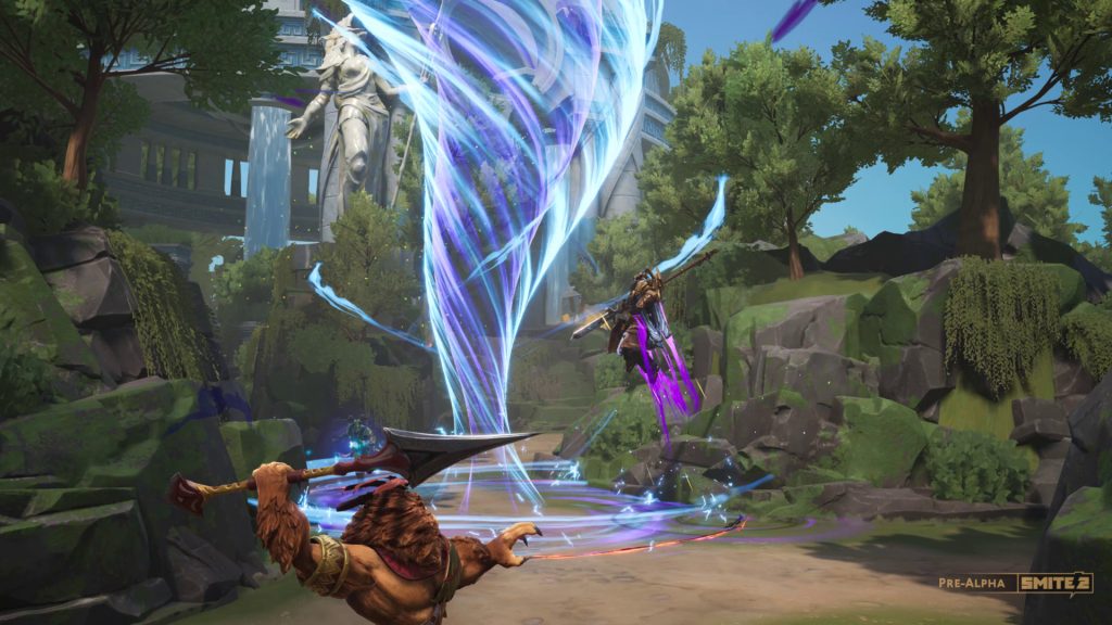 SMITE 2 pre-alpha screenshot. Image credit: Titan Forge Games