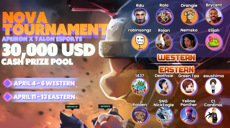 Web3 game Apeiron partners with TALON and United Esports