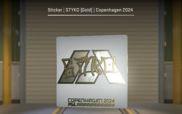 CS2 player STYKO to donate 20% of his Major Sticker money to support mental health