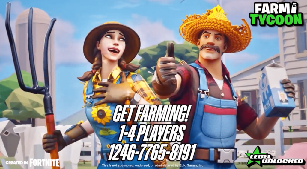 GameSquare x Dairy Max fortnite campgain