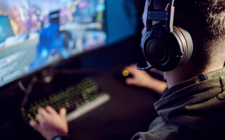 Which high-end audio brands have gaming products?