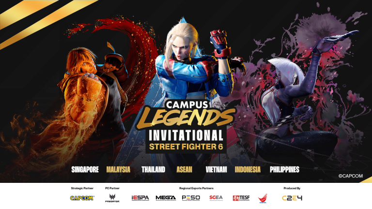 CAPCOM and C2E4 announce Campus Legends Street Fighter 6 SEA Invitational