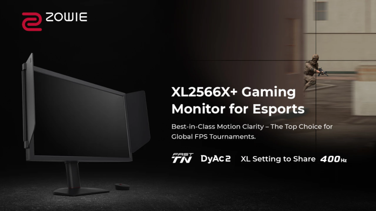 ZOWIE unveils new FPS-focused gaming monitor XL2566X+