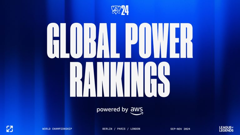 Riot Games announces League of Legends esports Global Power Rankings