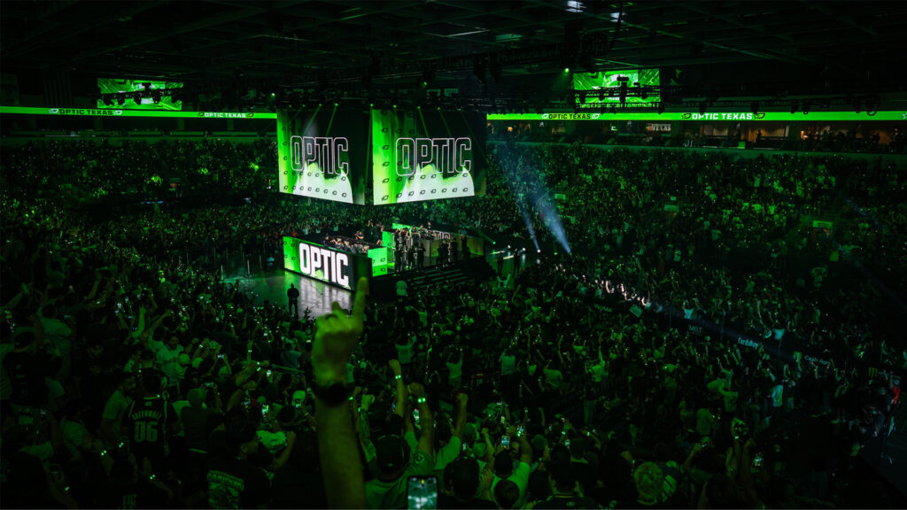 Image of OpTic Texas competing at Call of Duty League event