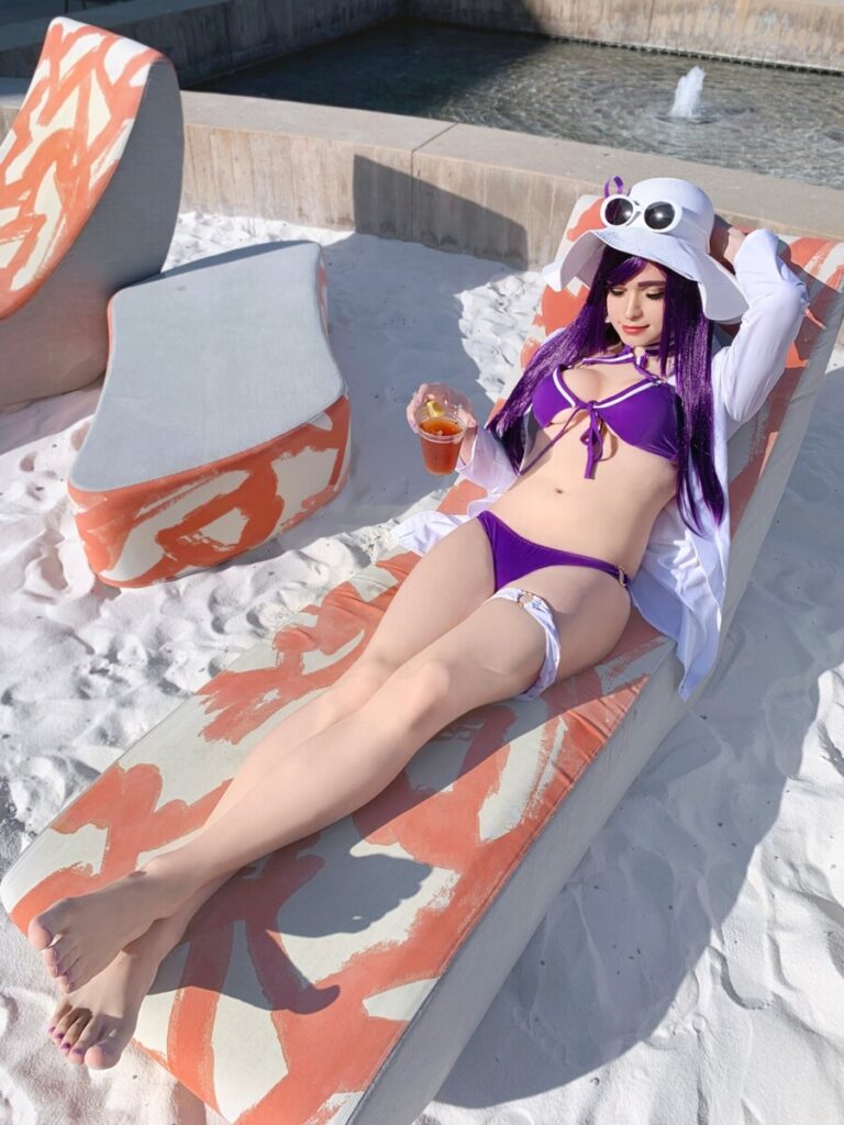 Sneaky pool party caitlyn