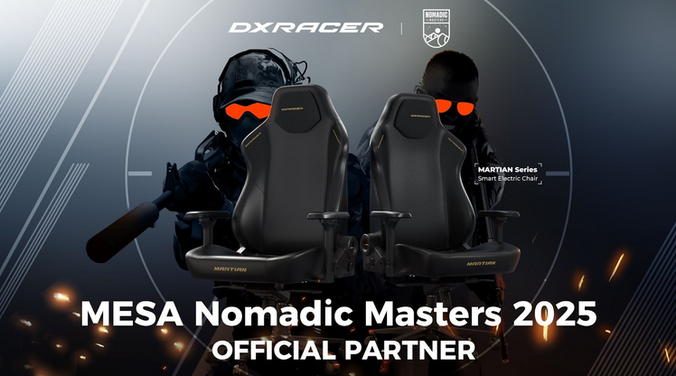 DXRacer and MESA Nomadic Masters Spring 2025 partnership