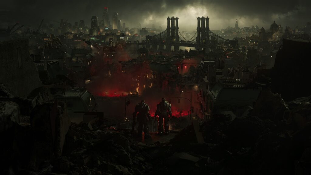 Gears of War: E-Day tells the story of Marcus Fenix and Dom's early relationship