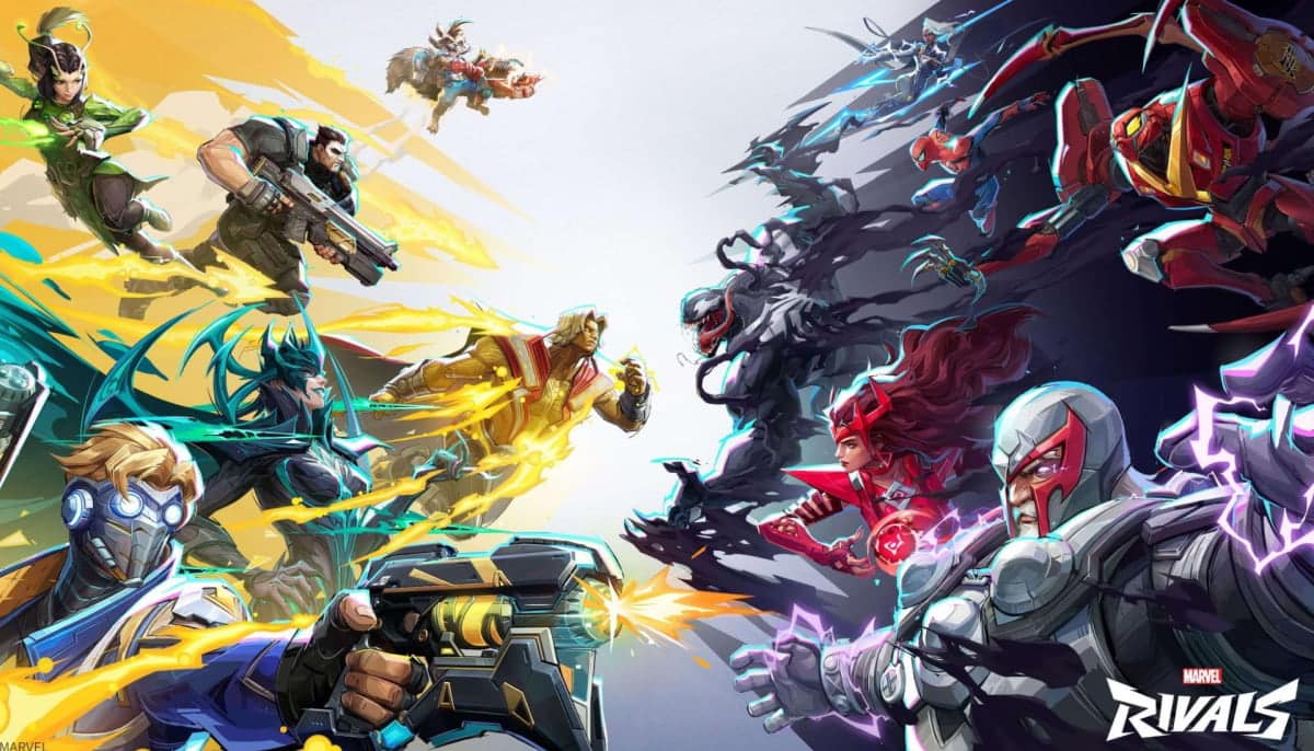 Marvel Rivals characters in artwork