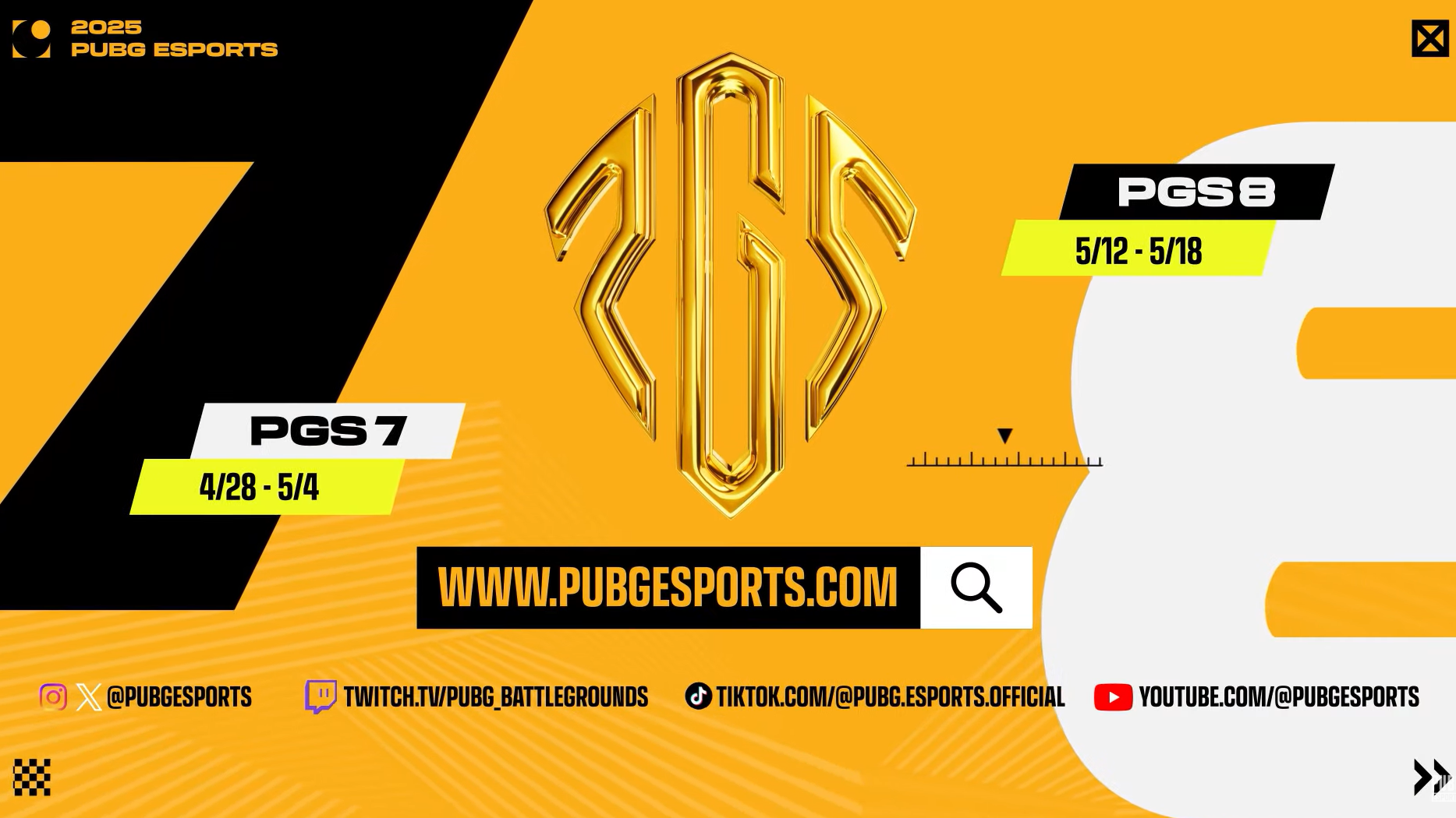 PUBG Global Series 7 and 8