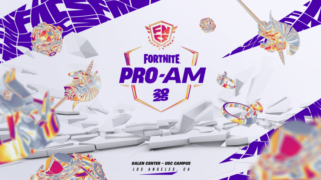 FNCS Pro-Am 2025 title card graphic