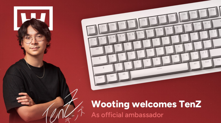 TenZ becomes an ambassador for Wooting keyboards