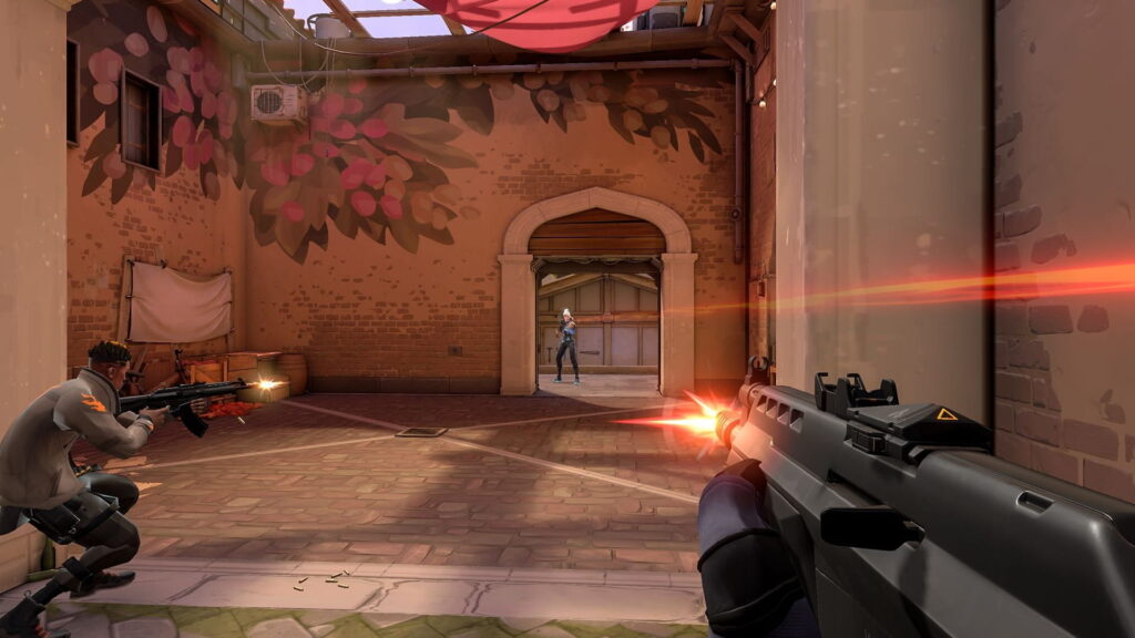 A scene from the game Valorant