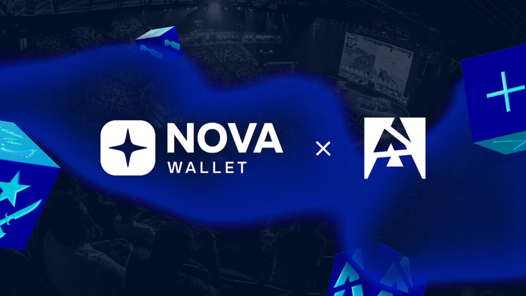 Image of Nova Wallets and BLAST logos on a dark blue background