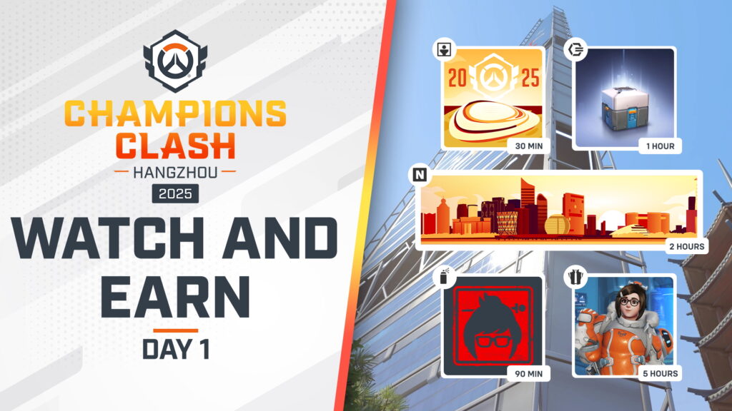 OWCS Champions Clash Hangzhou 2025 Twitch drops day 1