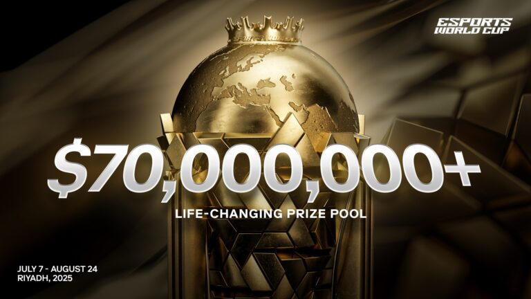 Esports World Cup 2025 to feature $70m prize pool
