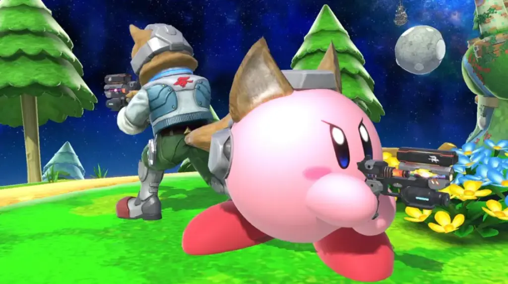 kirby fox smash