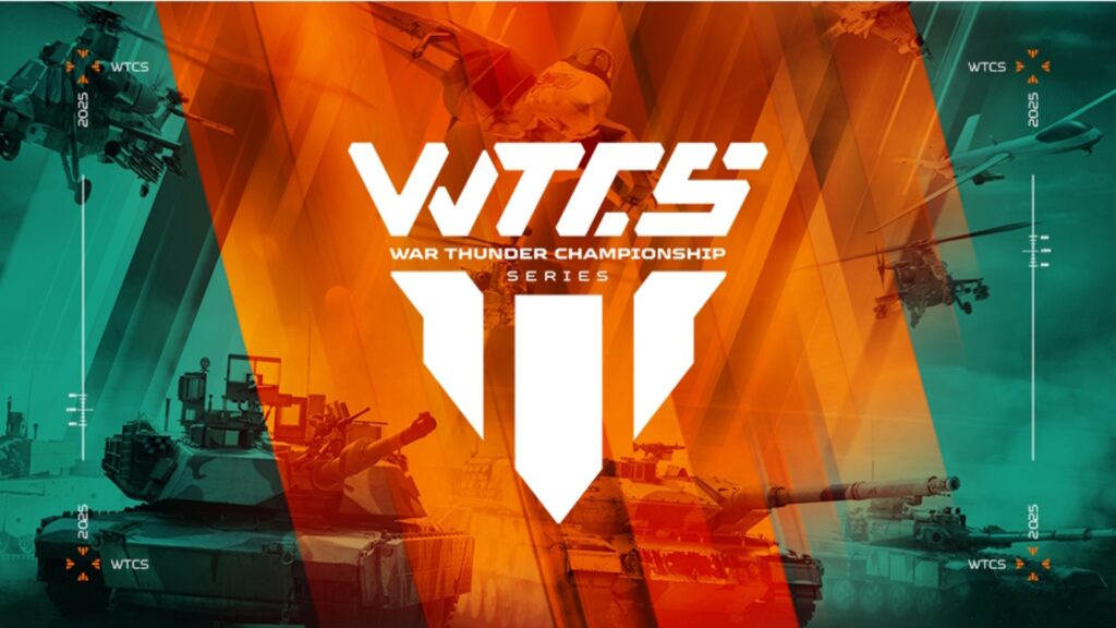 Image of War Thunder Championship Series logo on a green and orange background