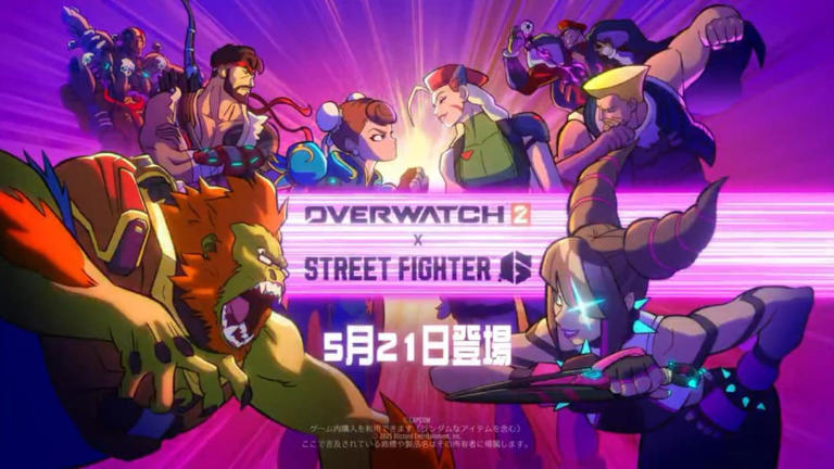 Overwatch 2 x Street Fighter 6 event titlecard