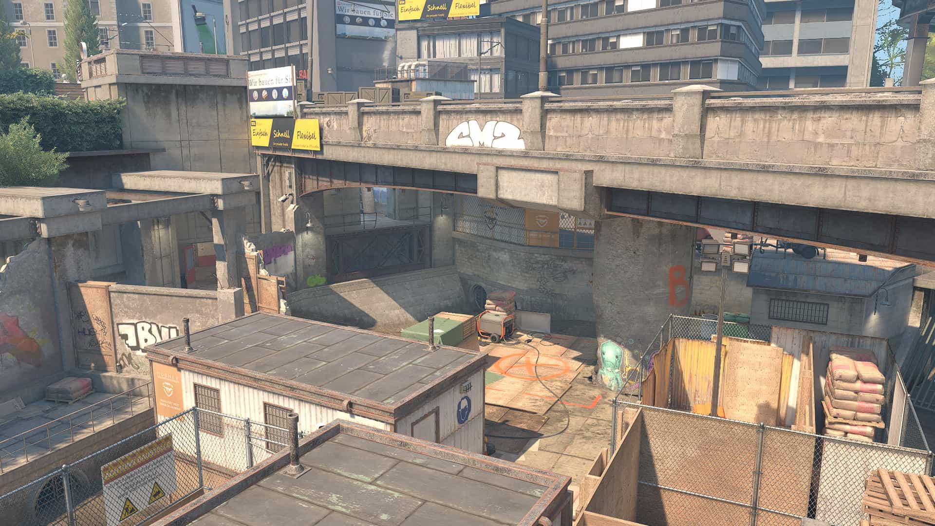 Overpass map in Counter-Strike 2