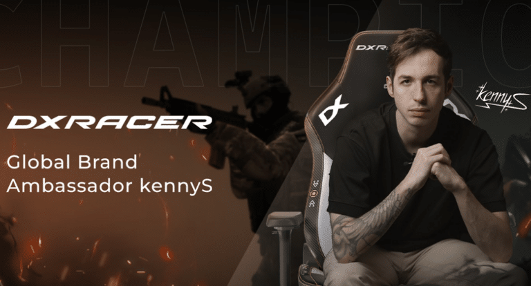 DXRACER announces partnership with Counter-Strike 2 legend kennyS