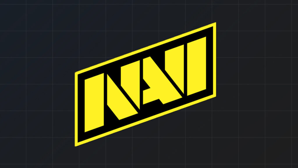 Image of NAVI logo on a dark blue and black background