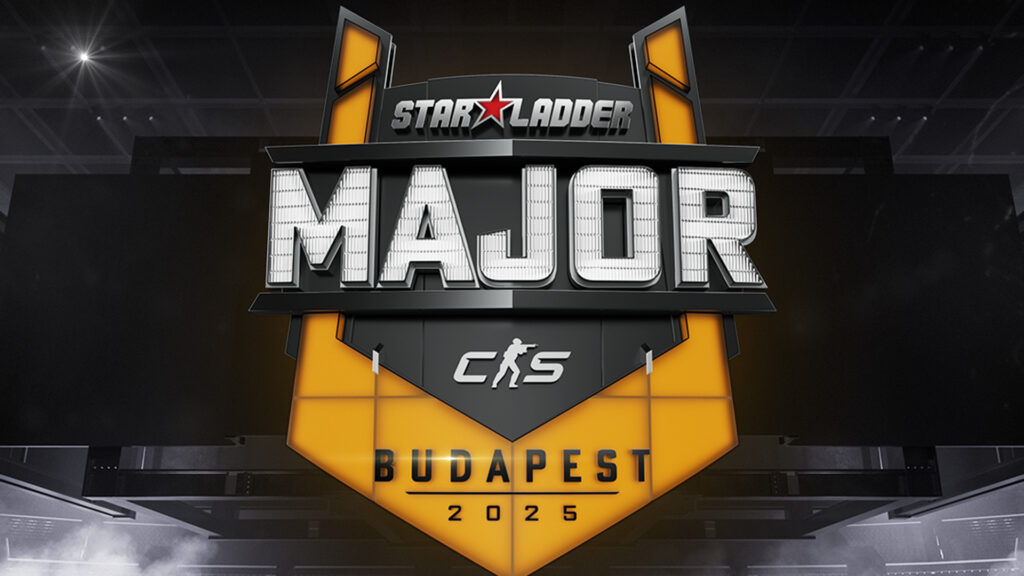 Image of StarLadder Budapest Major logo on a dark background