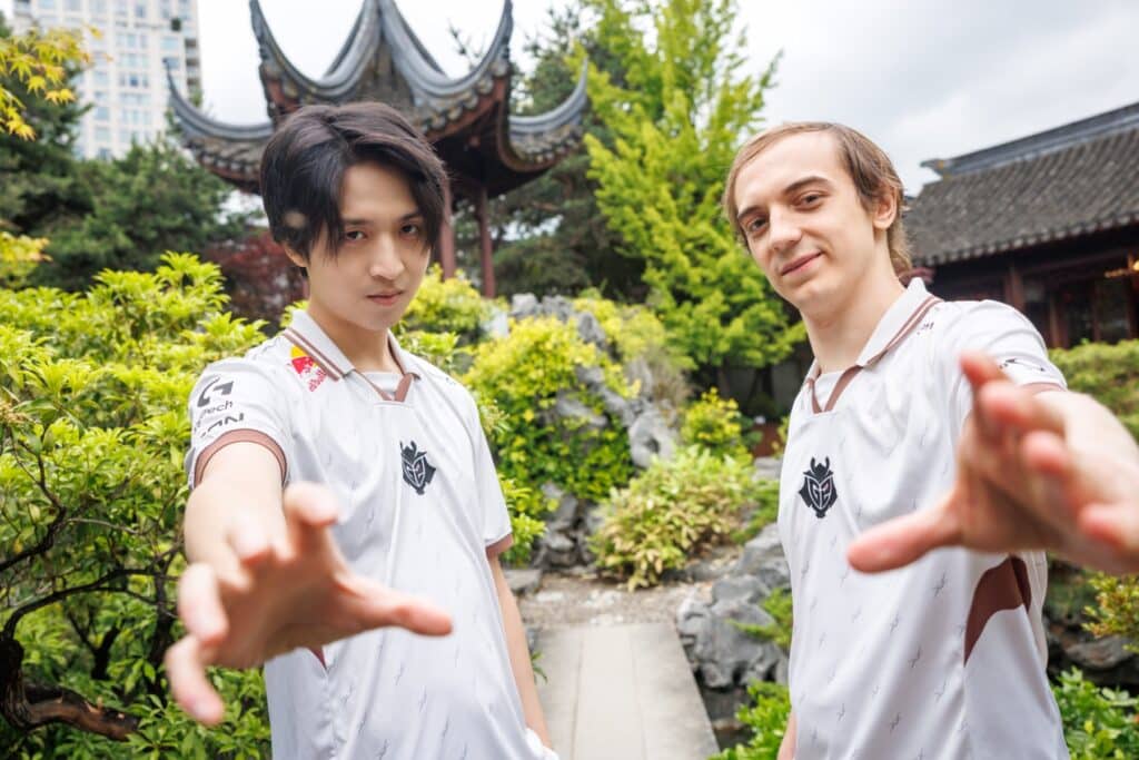 G2 Esports' Hans Sama and Caps at MSI
