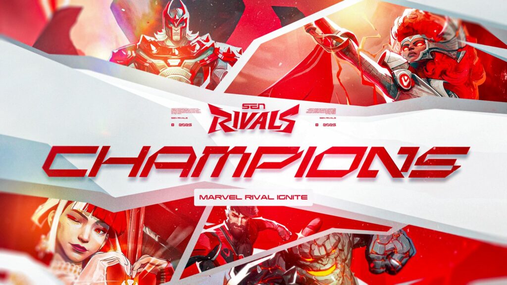 Sentinels Marvel Rivals Ignite Stage 1 Americas champions graphic