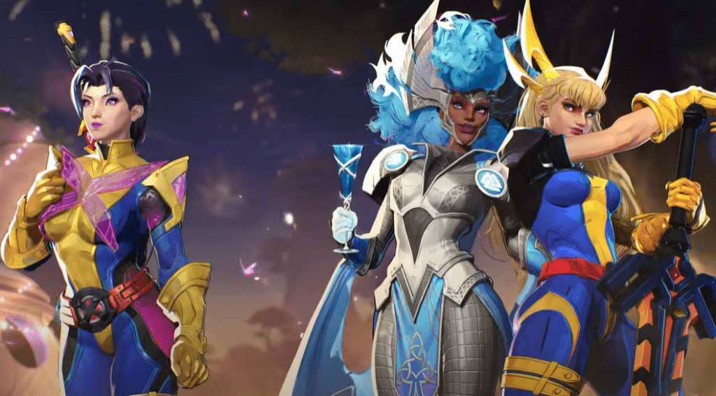 Marvel Rivals Ignite NA teams: Psylocke, Storm and Magik in Krakoa