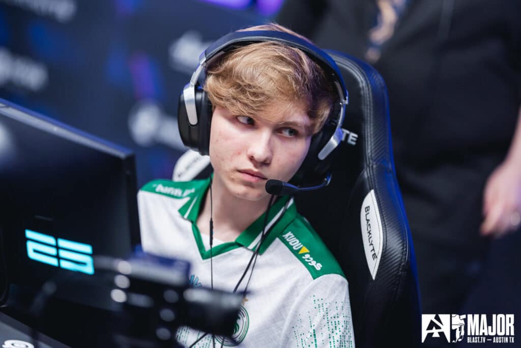 Image of M0NESY competing for Team Falcons at BLAST.tv Austin Major