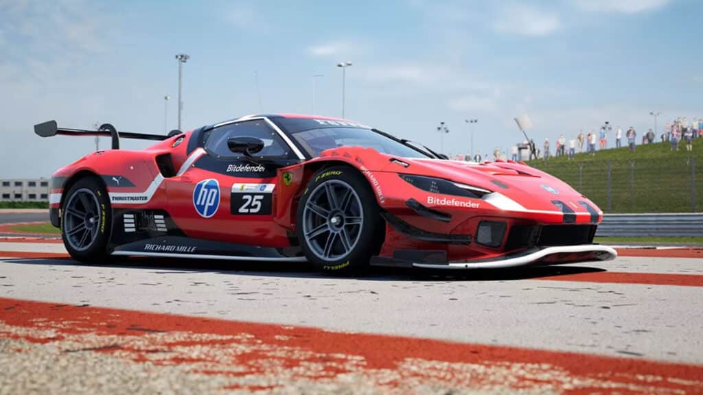 Image of Ferrari 296 GT3 car in Assetto Corsa Competizione