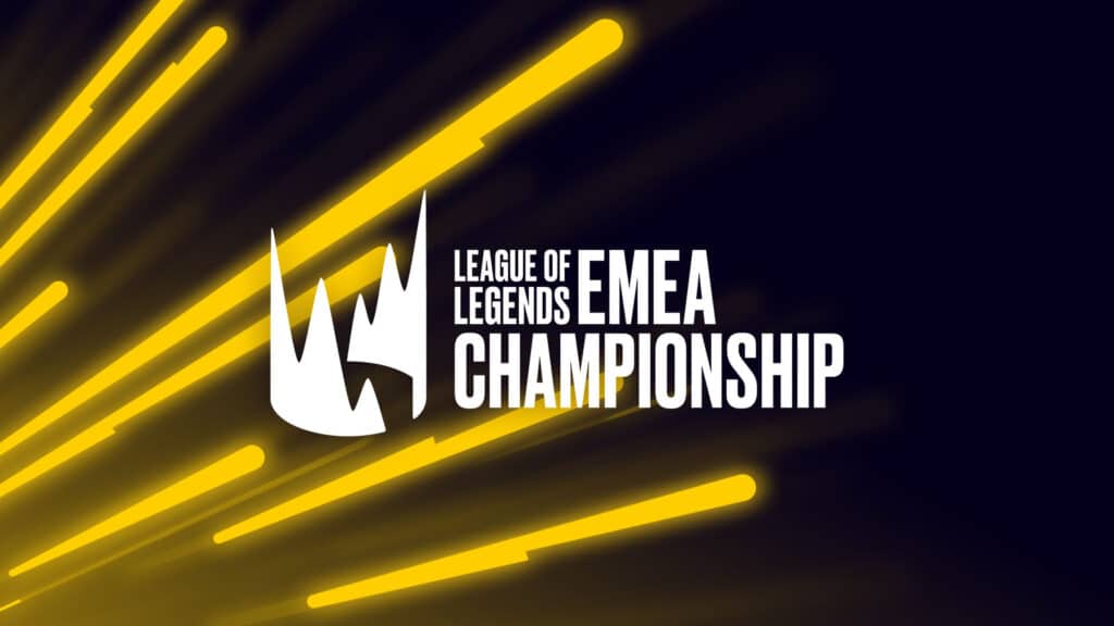 Image of LEC logo on a dark blue and yellow background