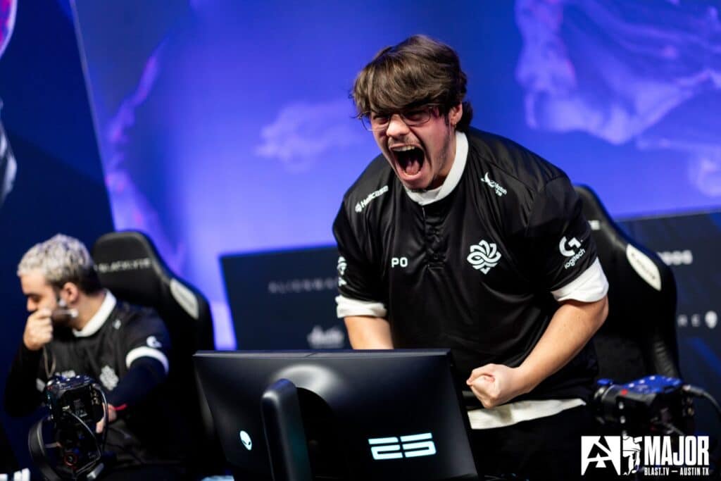 Image of Legacy Counter-Strike player celebrating win at BLAST.tv Austin Major