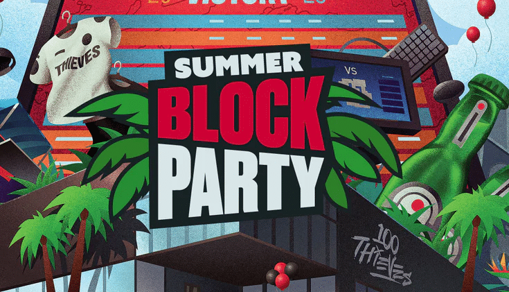 GameSquare Experiences will produce 100 Thieves’ Summer Block Party