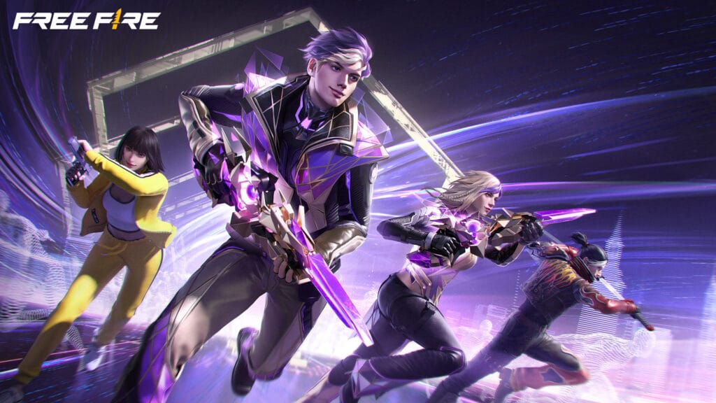 Free Fire characters graphic