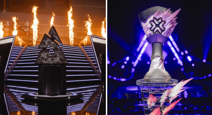 BLAST.tv Austin Major and VALORANT Masters Toronto trophies