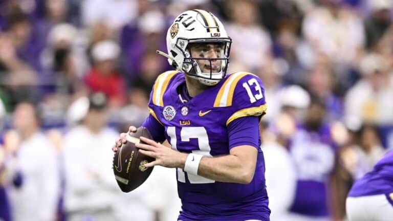 Garrett Nussmeier Exclusive: LSU QB talks EA Sports College Football 26, Arch Manning