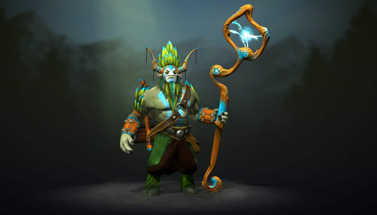 Nature’s Prophet stands holding a glowing, twisted staff