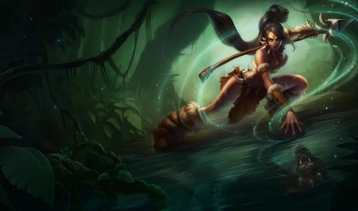 Nidalee-LoL moeilijke League of Legends kampioen