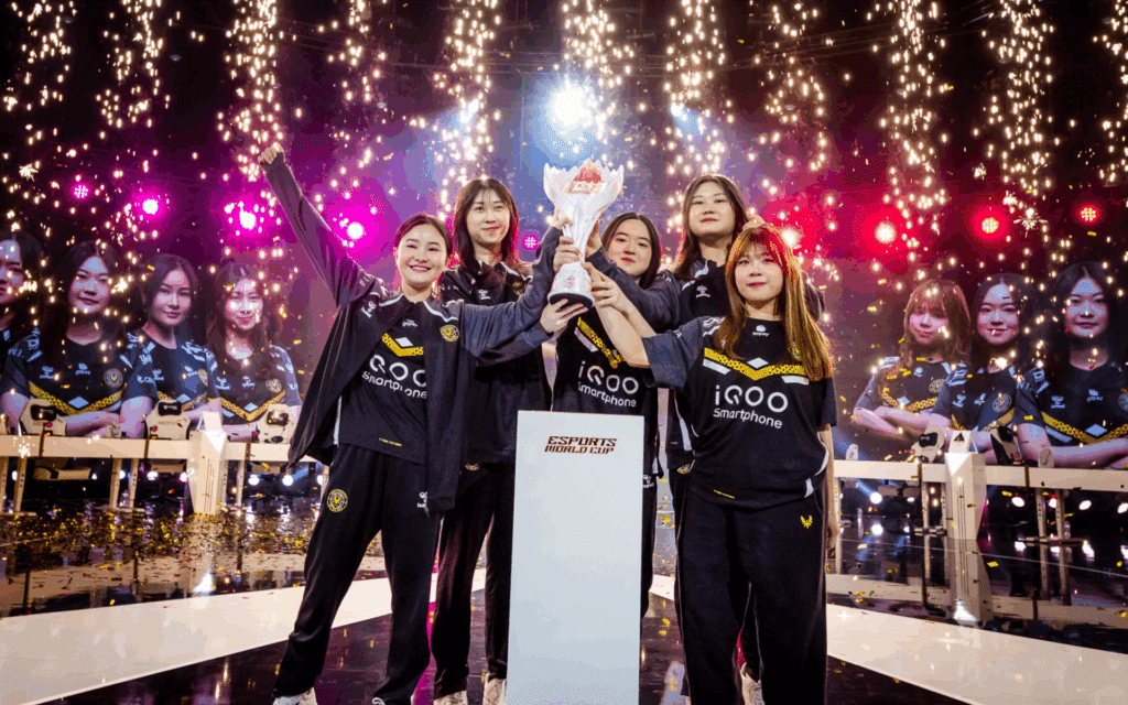 Team Vitality hoist trophy and wins MLBB Women's Invitational at 2025 Esports World Cup