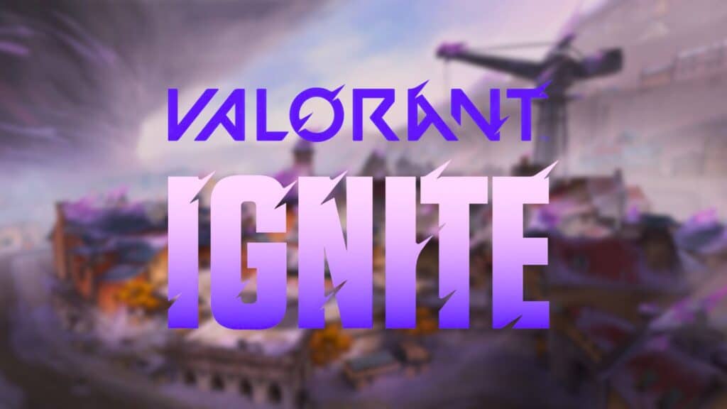 VALORANT IGNITE event featuring Sliggy and Mini
