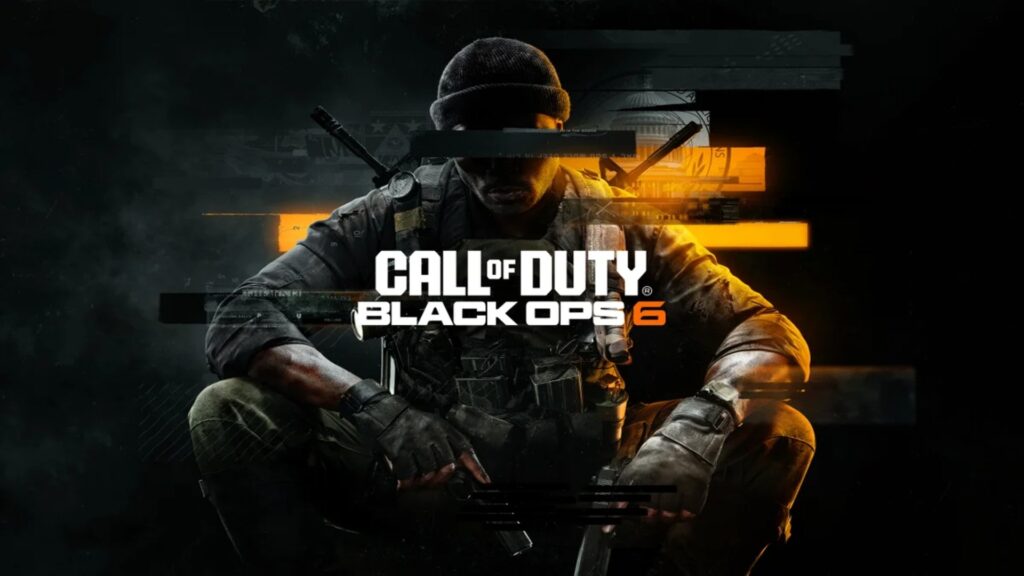 Image of Call of Duty Black Ops 6 logo on a black and orange background
