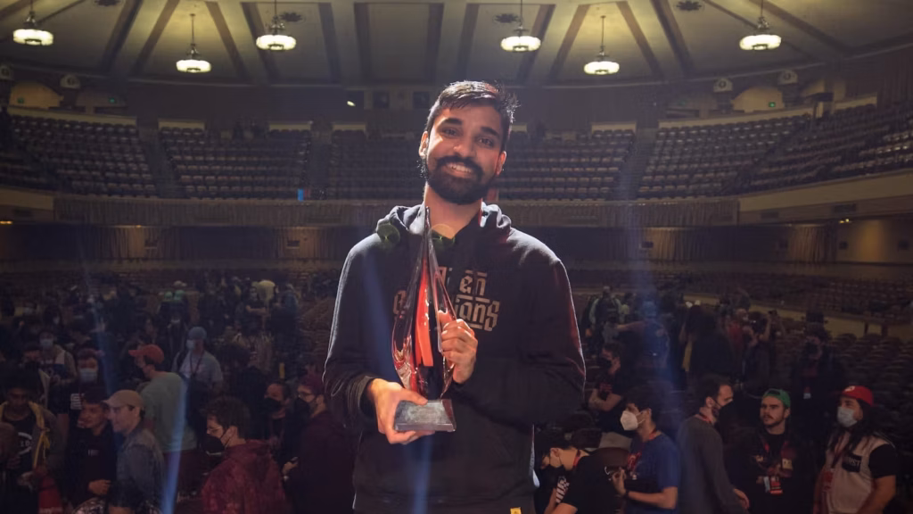 Zain pictured at a tournament.