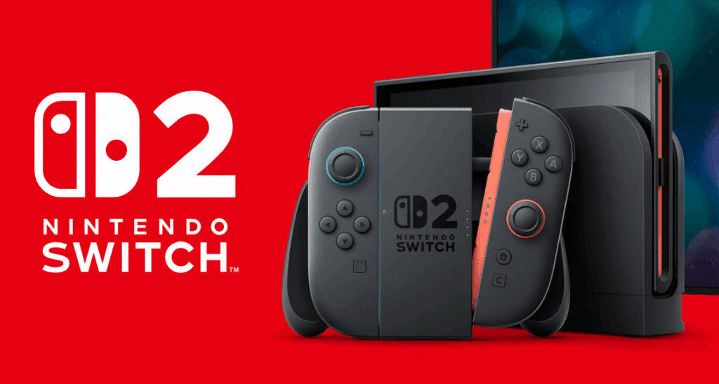 Nintendo Switch 2 console, including Joy-Con controller and mount