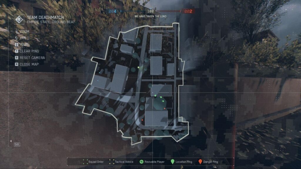 Battlefield 6 map overlay on a blurred battlefield background